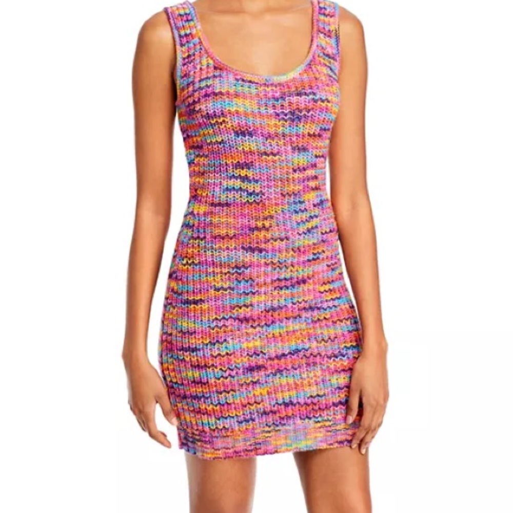 STAUD Multicolor Knit Sleeveless Dress by Staud
